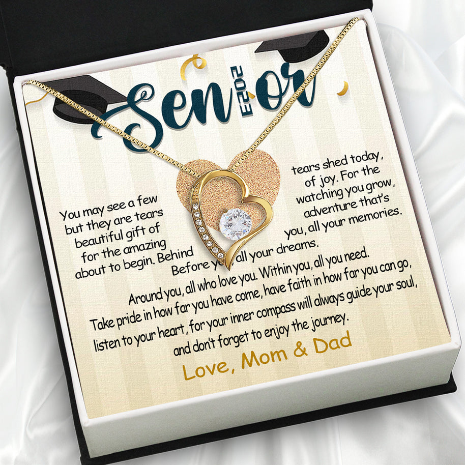 Graduation Day Personalized Message Card Necklace