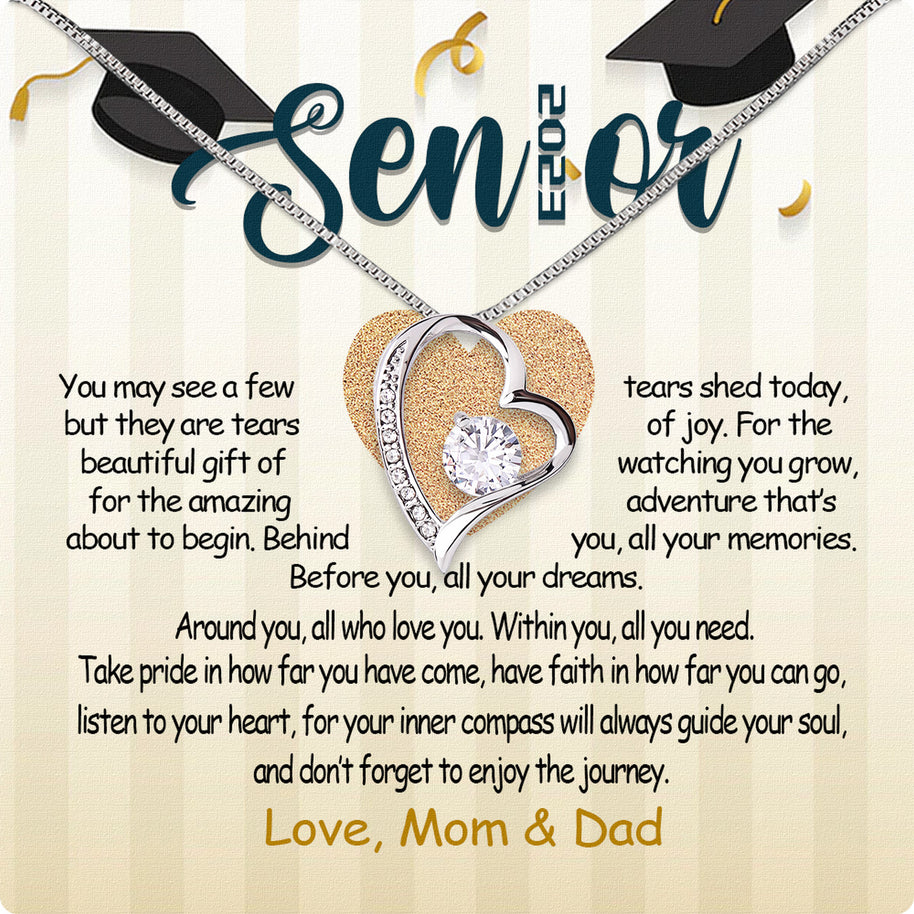 Graduation Day Personalized Message Card Necklace
