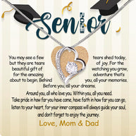 Graduation Day Personalized Message Card Necklace