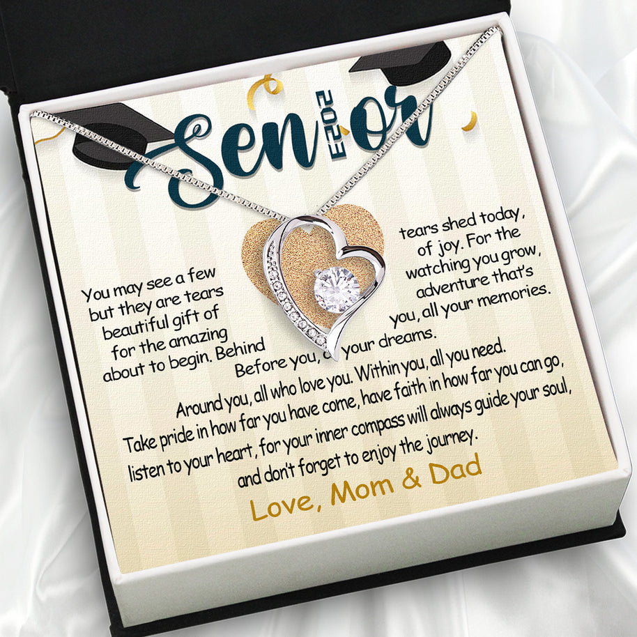 Graduation Day Personalized Message Card Necklace