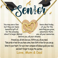Graduation Day Personalized Message Card Necklace