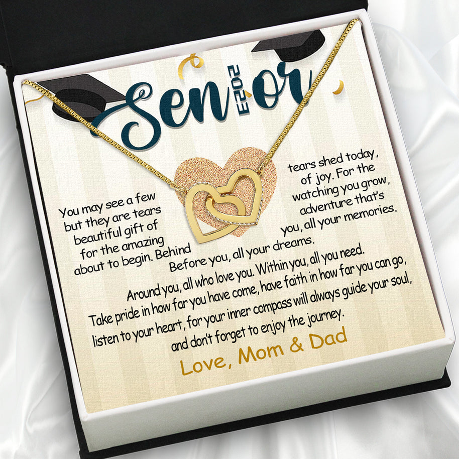 Graduation Day Personalized Message Card Necklace
