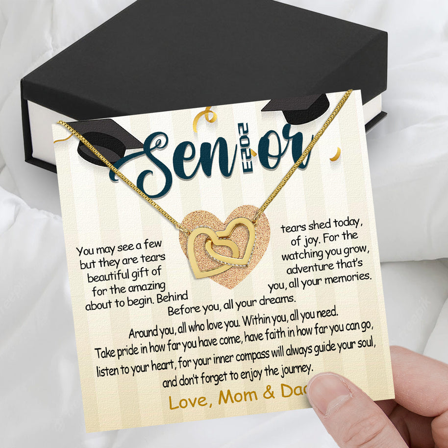 Graduation Day Personalized Message Card Necklace