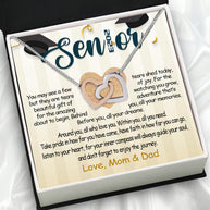 Graduation Day Personalized Message Card Necklace