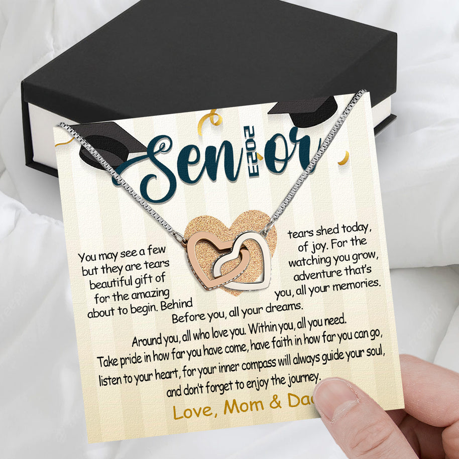 Graduation Day Personalized Message Card Necklace