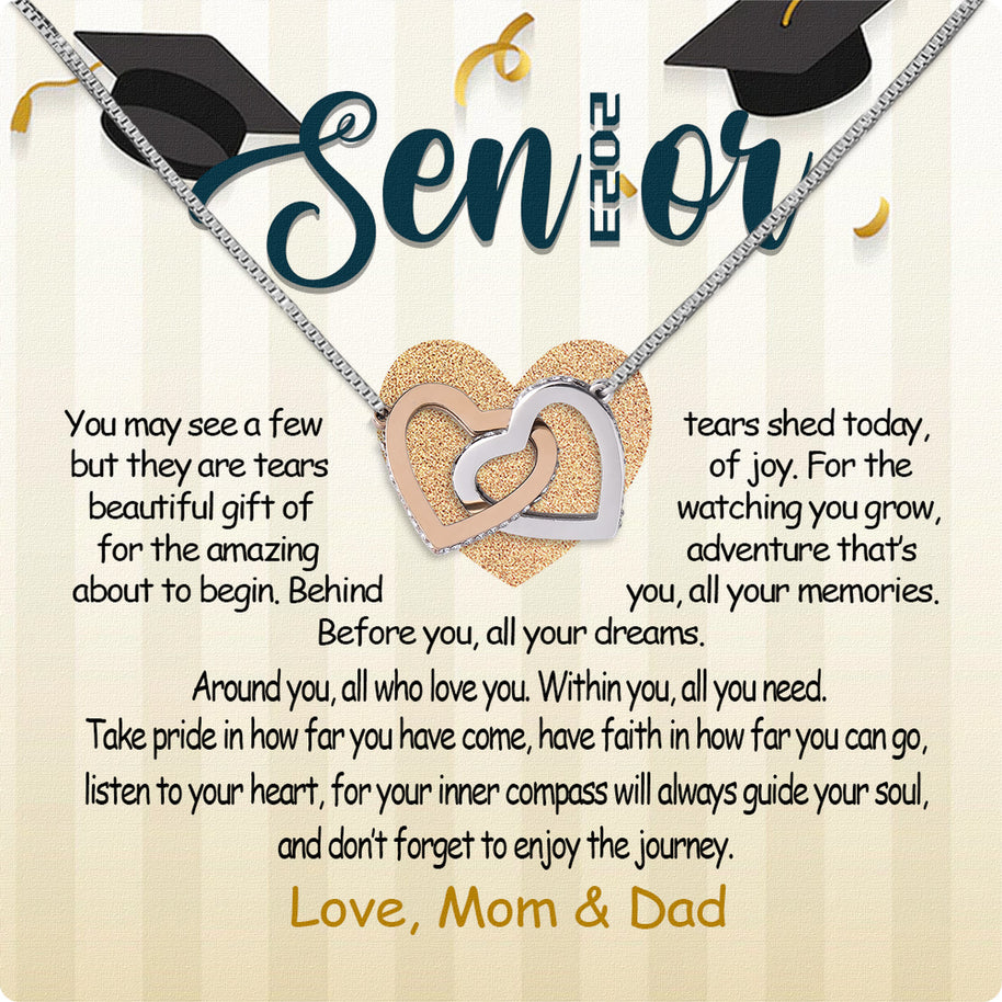 Graduation Day Personalized Message Card Necklace