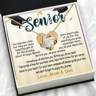Graduation Day Personalized Message Card Necklace