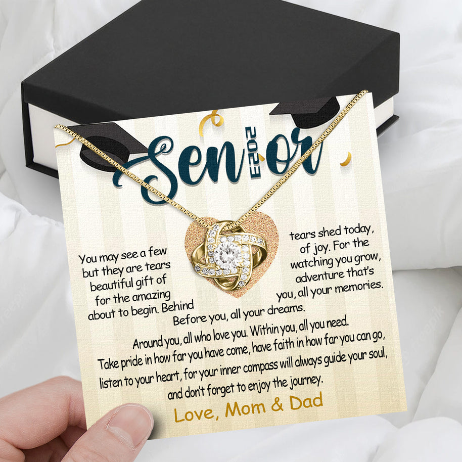 Graduation Day Personalized Message Card Necklace