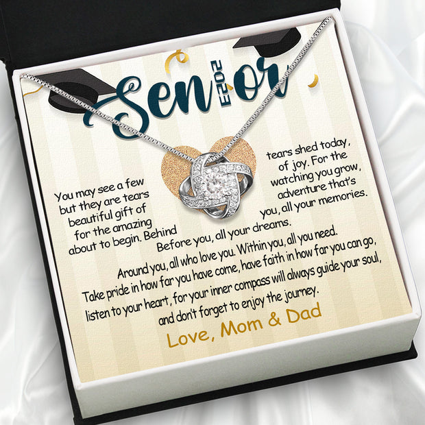 Graduation Day Personalized Message Card Necklace