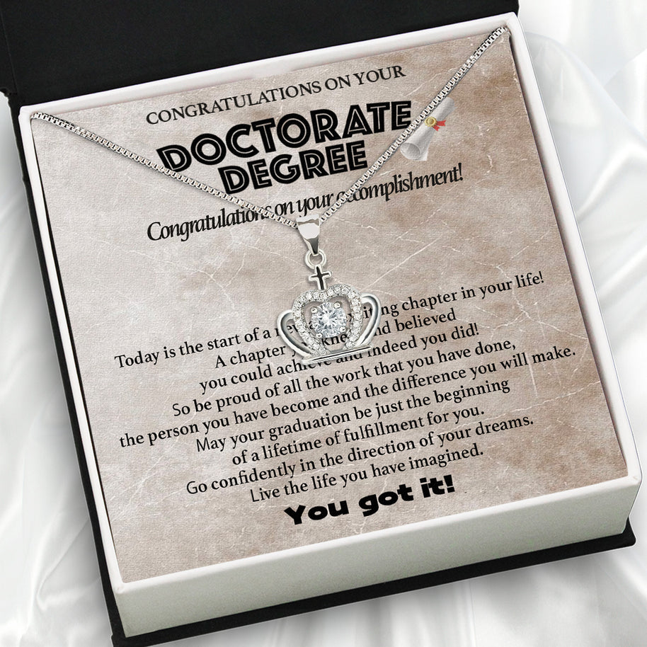 Graduation Day Personalized Message Card Necklace