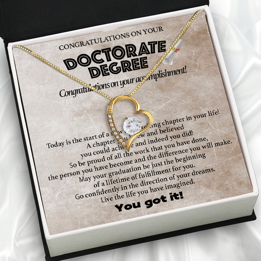 Graduation Day Personalized Message Card Necklace