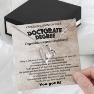 Graduation Day Personalized Message Card Necklace