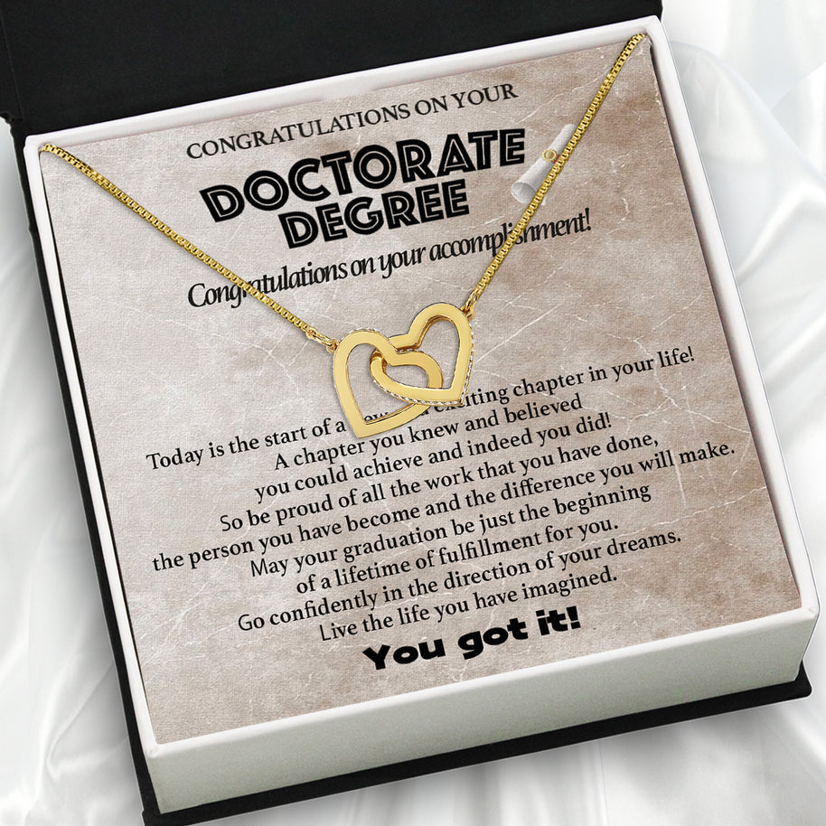 Graduation Day Personalized Message Card Necklace