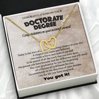 Graduation Day Personalized Message Card Necklace