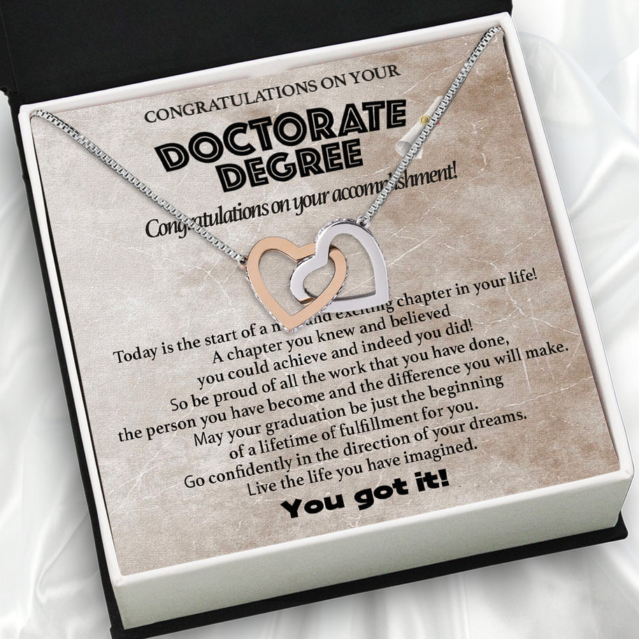 Graduation Day Personalized Message Card Necklace