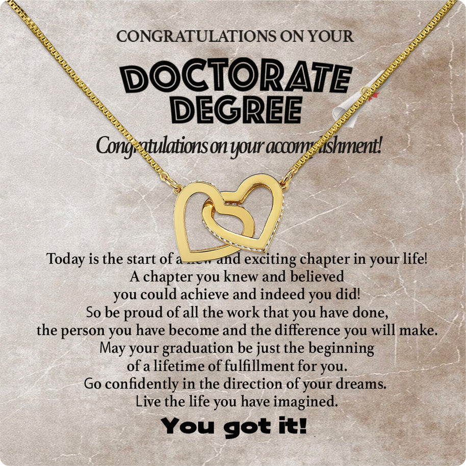 Graduation Day Personalized Message Card Necklace