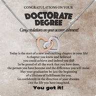 Graduation Day Personalized Message Card Necklace