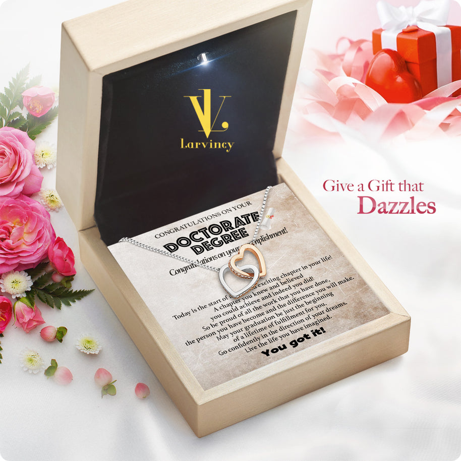 Graduation Day Personalized Message Card Necklace