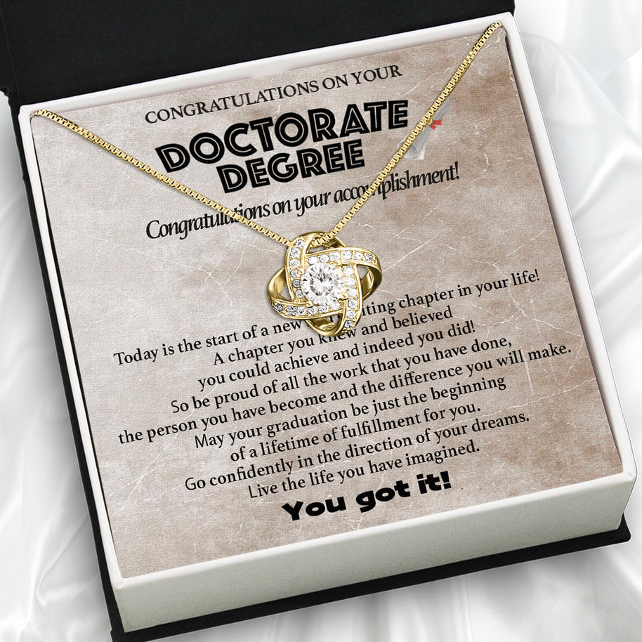 Graduation Day Personalized Message Card Necklace