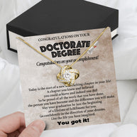 Graduation Day Personalized Message Card Necklace