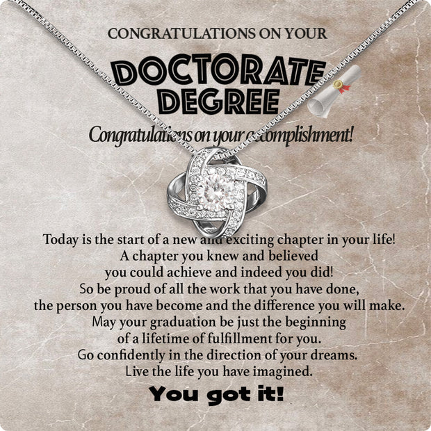 Graduation Day Personalized Message Card Necklace