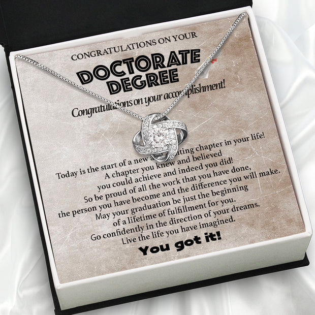 Graduation Day Personalized Message Card Necklace