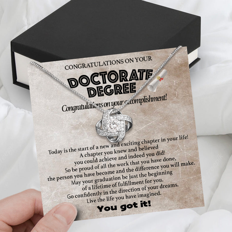 Graduation Day Personalized Message Card Necklace