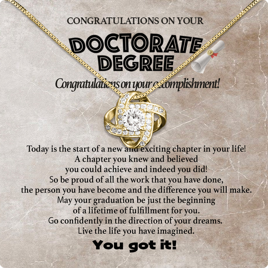 Graduation Day Personalized Message Card Necklace