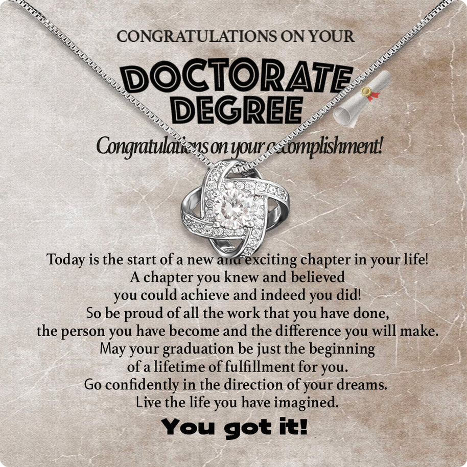 Graduation Day Personalized Message Card Necklace