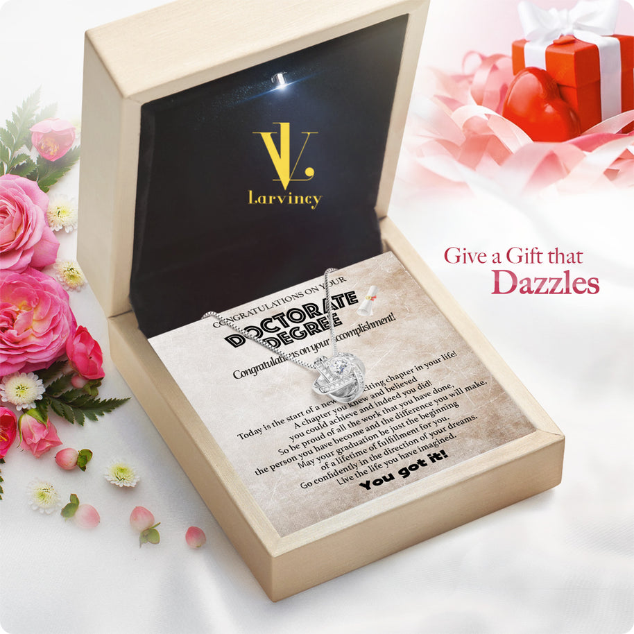 Graduation Day Personalized Message Card Necklace