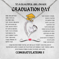 Graduation Day Personalized Message Card Necklace