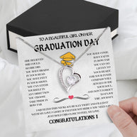 Graduation Day Personalized Message Card Necklace