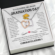 Graduation Day Personalized Message Card Necklace