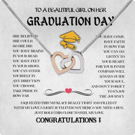 Graduation Day Personalized Message Card Necklace