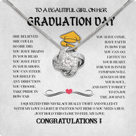 Graduation Day Personalized Message Card Necklace