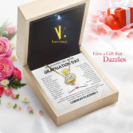 Graduation Day Personalized Message Card Necklace