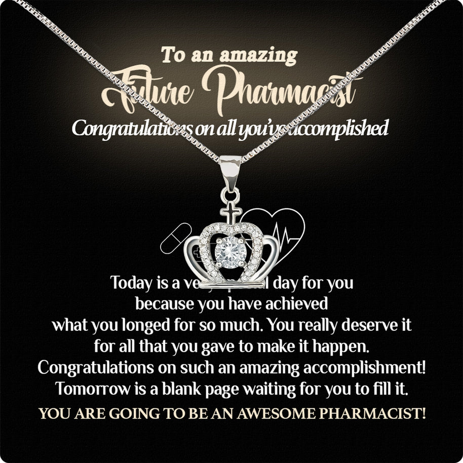 Graduation Day Personalized Message Card Necklace