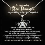 Graduation Day Personalized Message Card Necklace