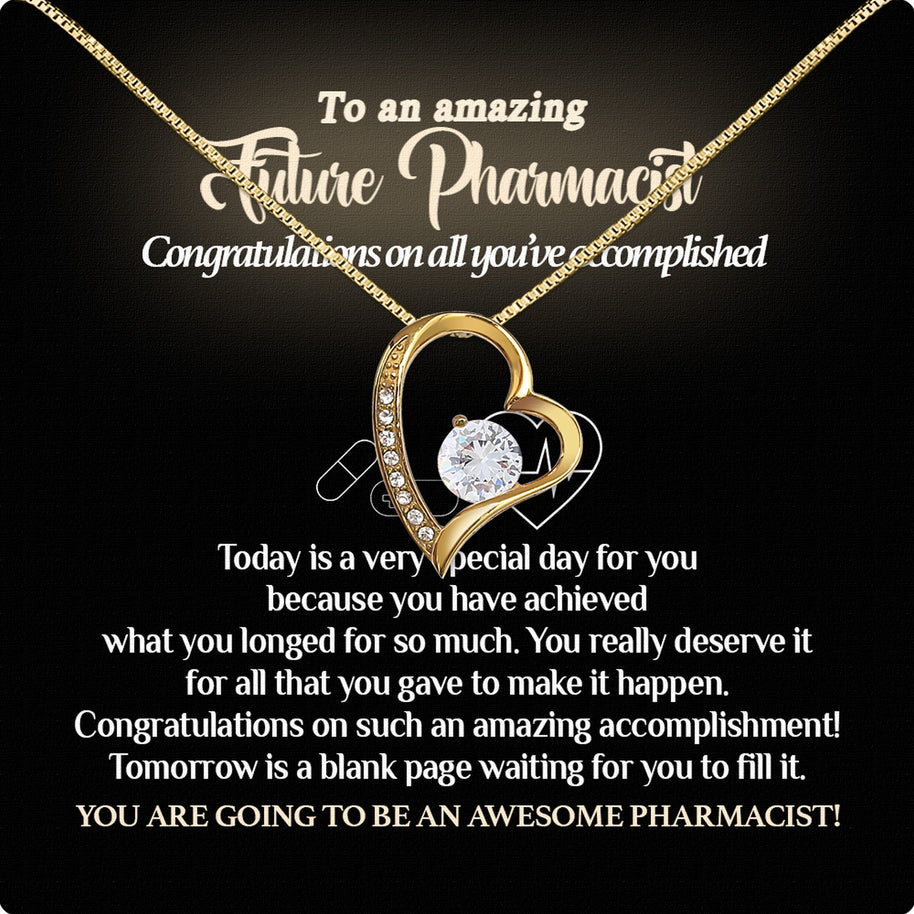Graduation Day Personalized Message Card Necklace