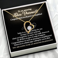 Graduation Day Personalized Message Card Necklace