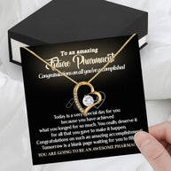 Graduation Day Personalized Message Card Necklace