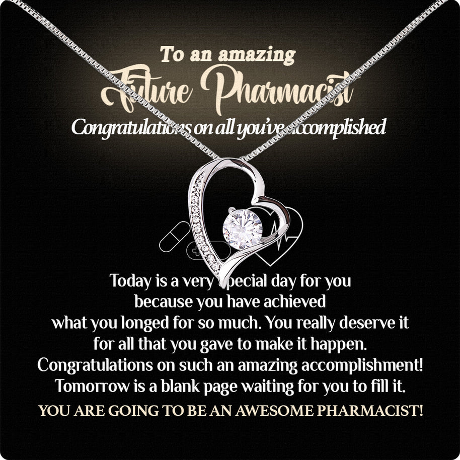 Graduation Day Personalized Message Card Necklace