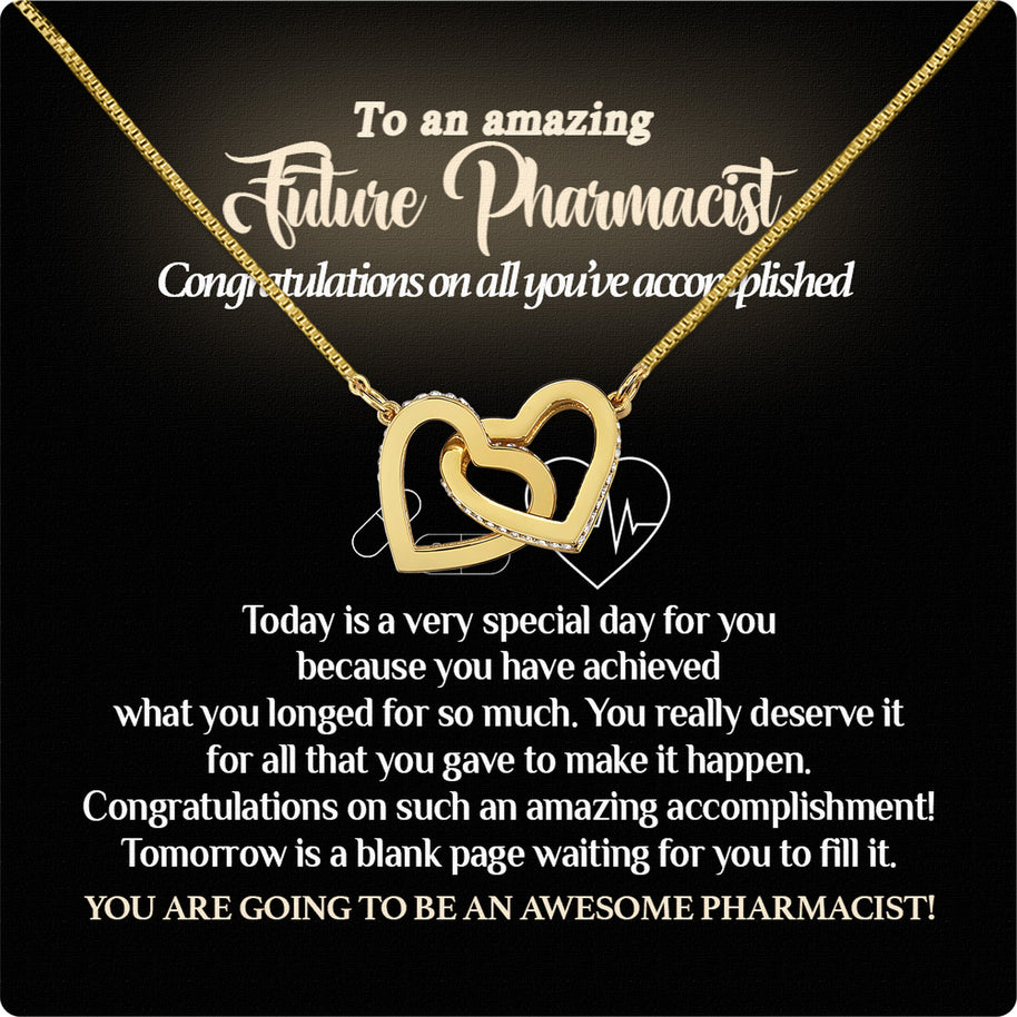 Graduation Day Personalized Message Card Necklace
