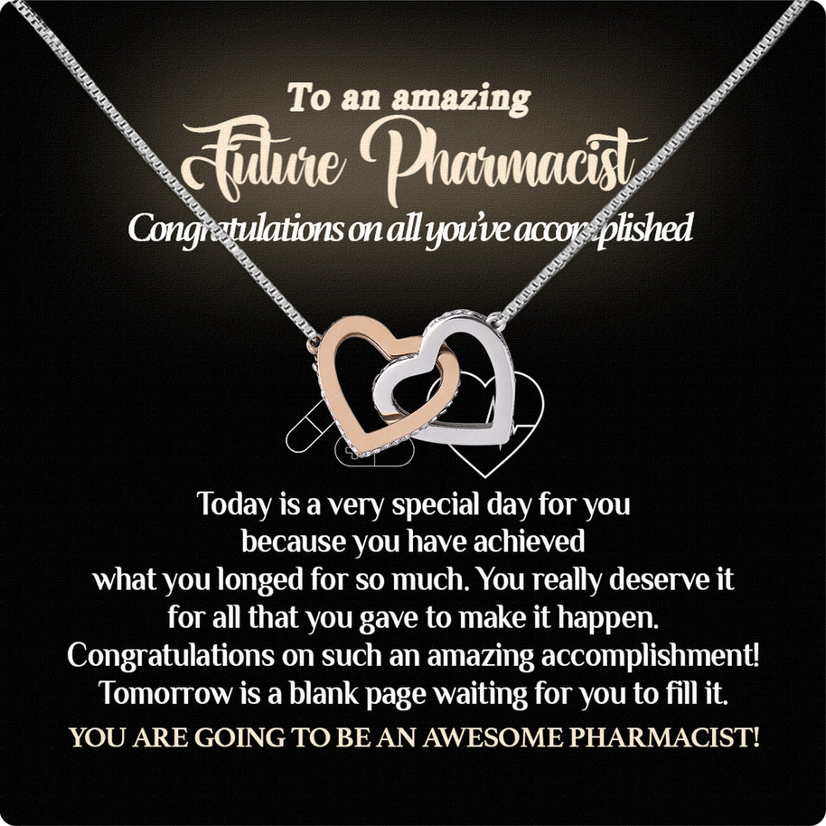 Graduation Day Personalized Message Card Necklace