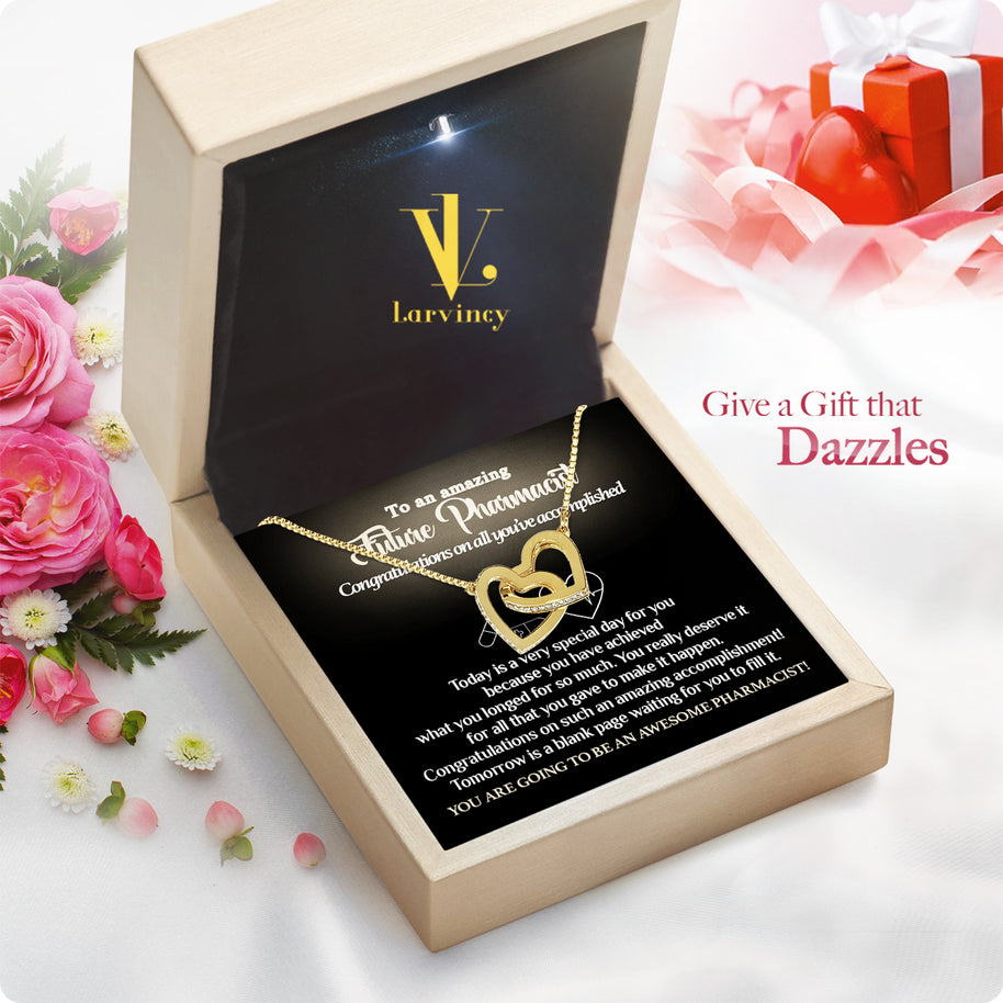 Graduation Day Personalized Message Card Necklace