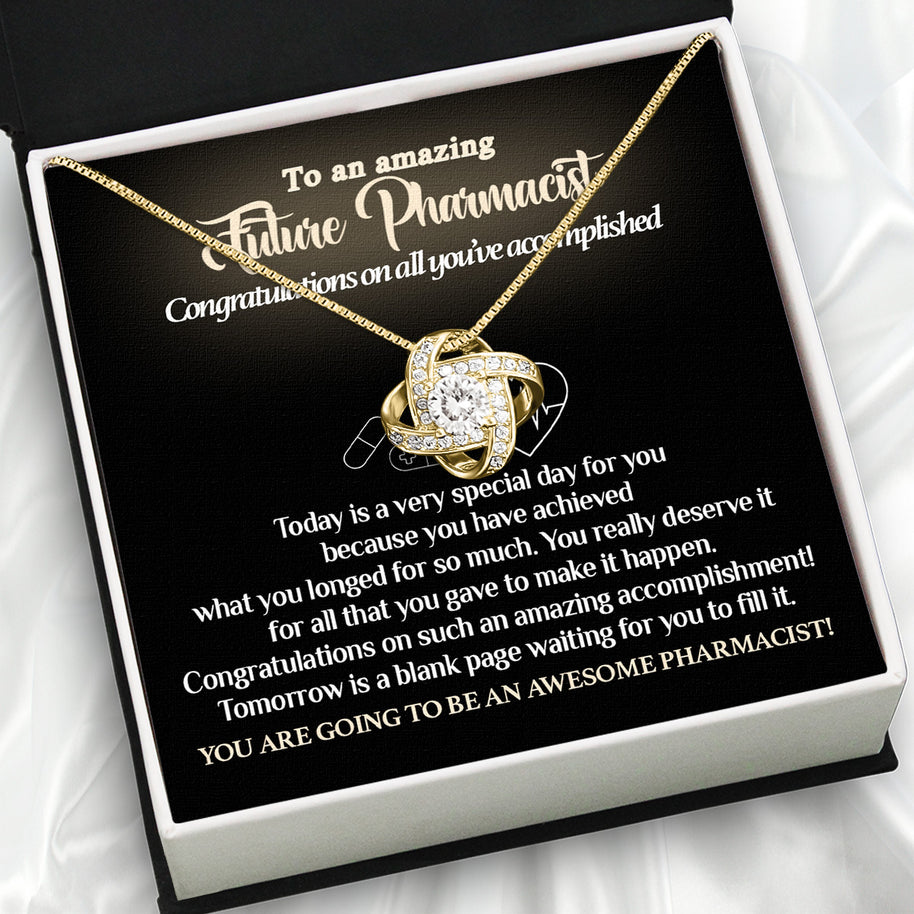 Graduation Day Personalized Message Card Necklace