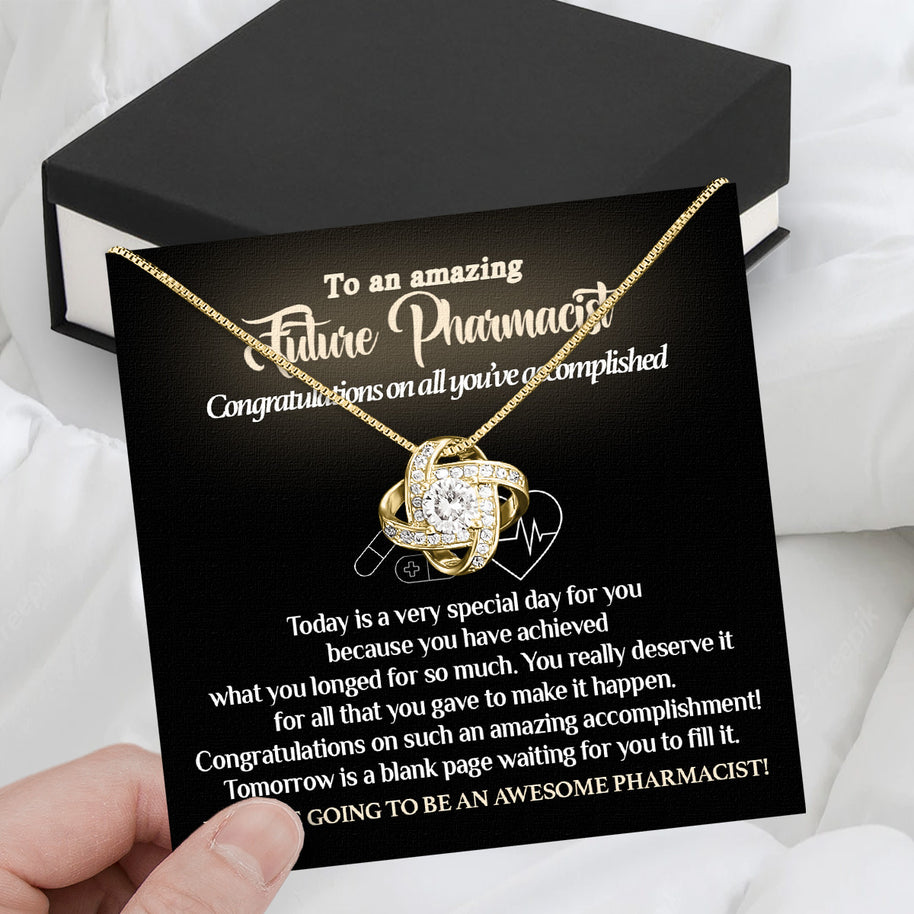 Graduation Day Personalized Message Card Necklace