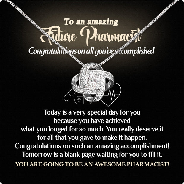 Graduation Day Personalized Message Card Necklace