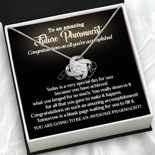 Graduation Day Personalized Message Card Necklace