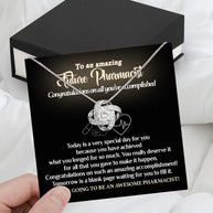 Graduation Day Personalized Message Card Necklace